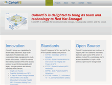 Tablet Screenshot of cohortfs.com